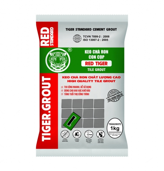 Keo chà ron TIGER GROUT RED STANDARD